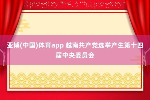 亚博(中国)体育app 越南共产党选举产生第十四届中央委员会